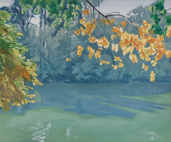  Bodky (Autumn) - 2008, oil on canvas, 100x120cms
